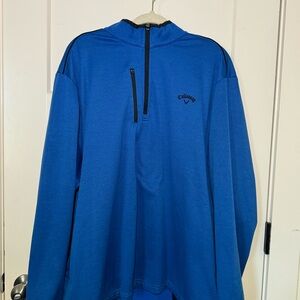 Callaway Blue Men's Quarter-Zip Pullover